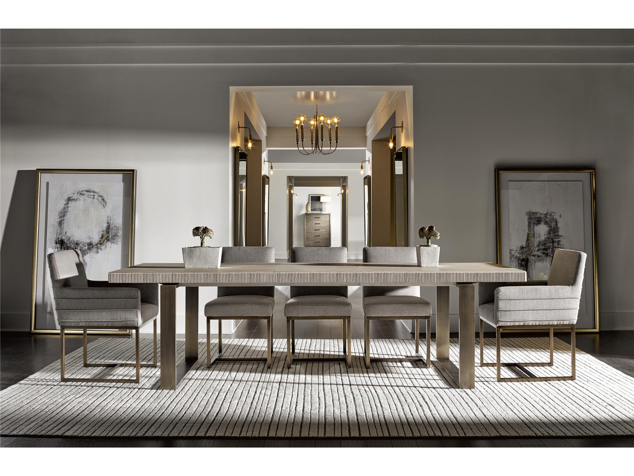 Modern Robards Rectangular Dining Table - Thumbnail 2