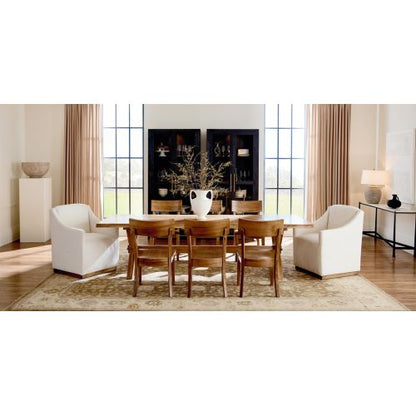 Bench Made Crossbuck Live Edge Rectangle Dining Table- Multiple Sizes & Finishes - Chapin Furniture