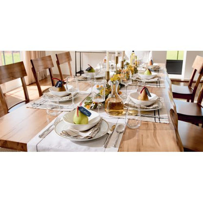 Bench Made Crossbuck Live Edge Rectangle Dining Table- Multiple Sizes & Finishes - Chapin Furniture