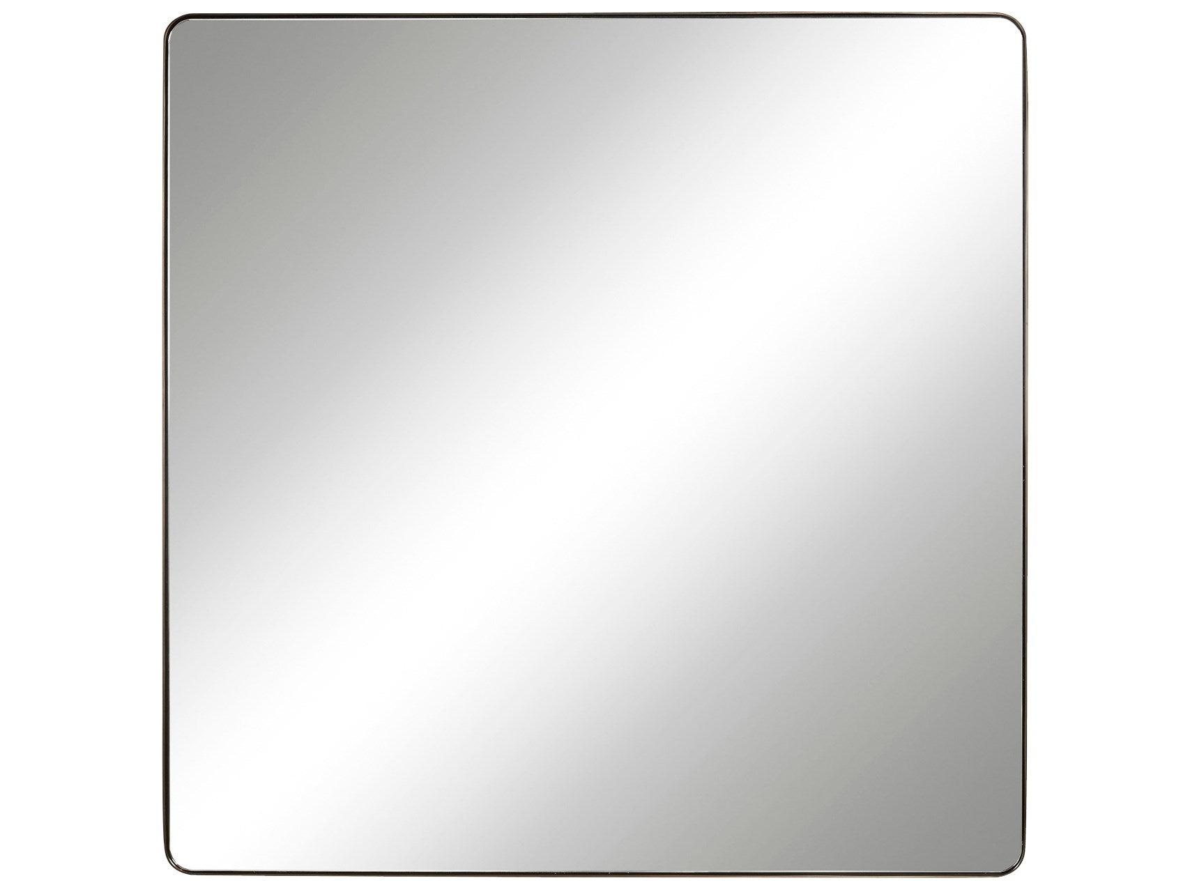 Modern Accent Mirror Square - Bronze - Chapin Furniture