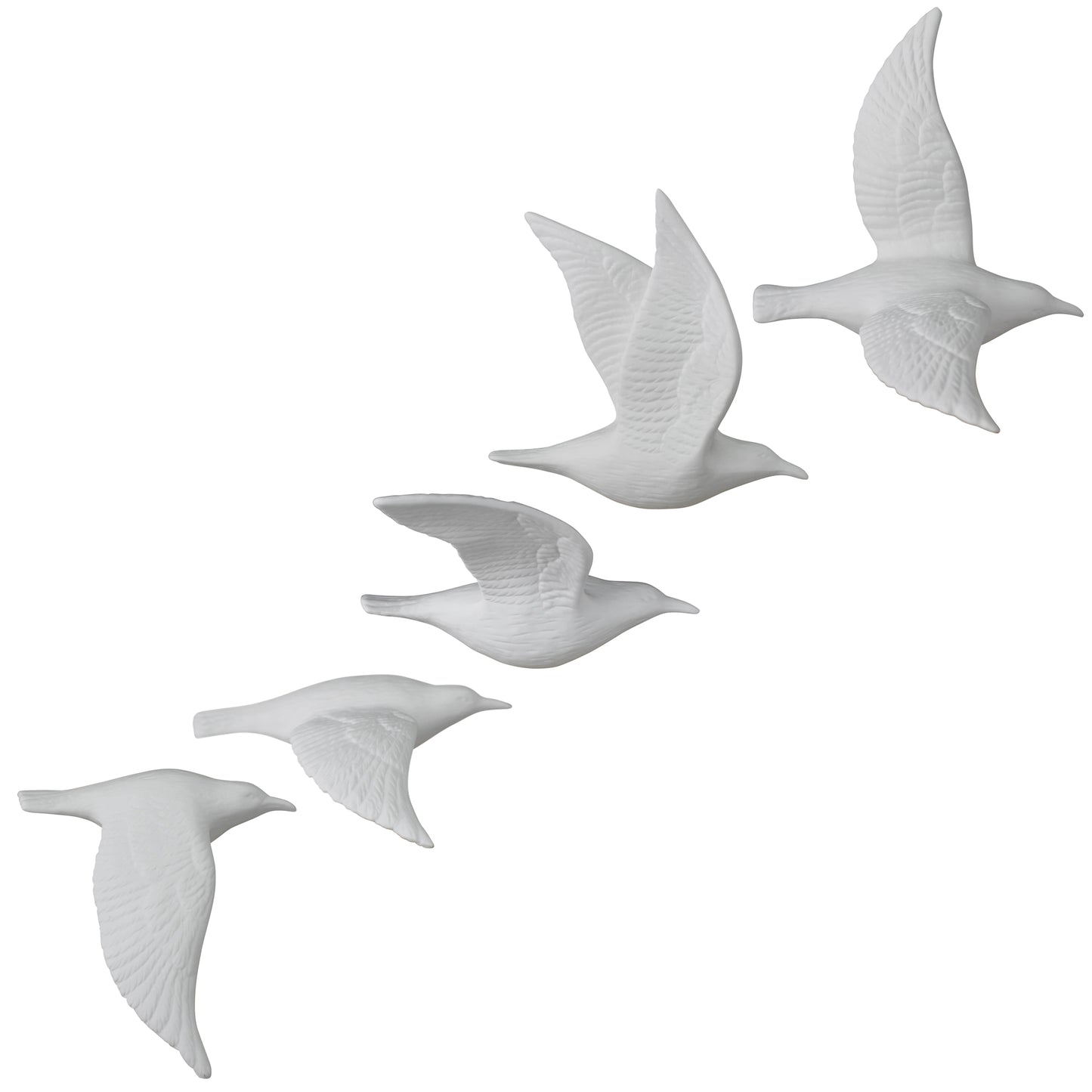 Flying Gulls - Bone China - Matte White - Chapin Furniture