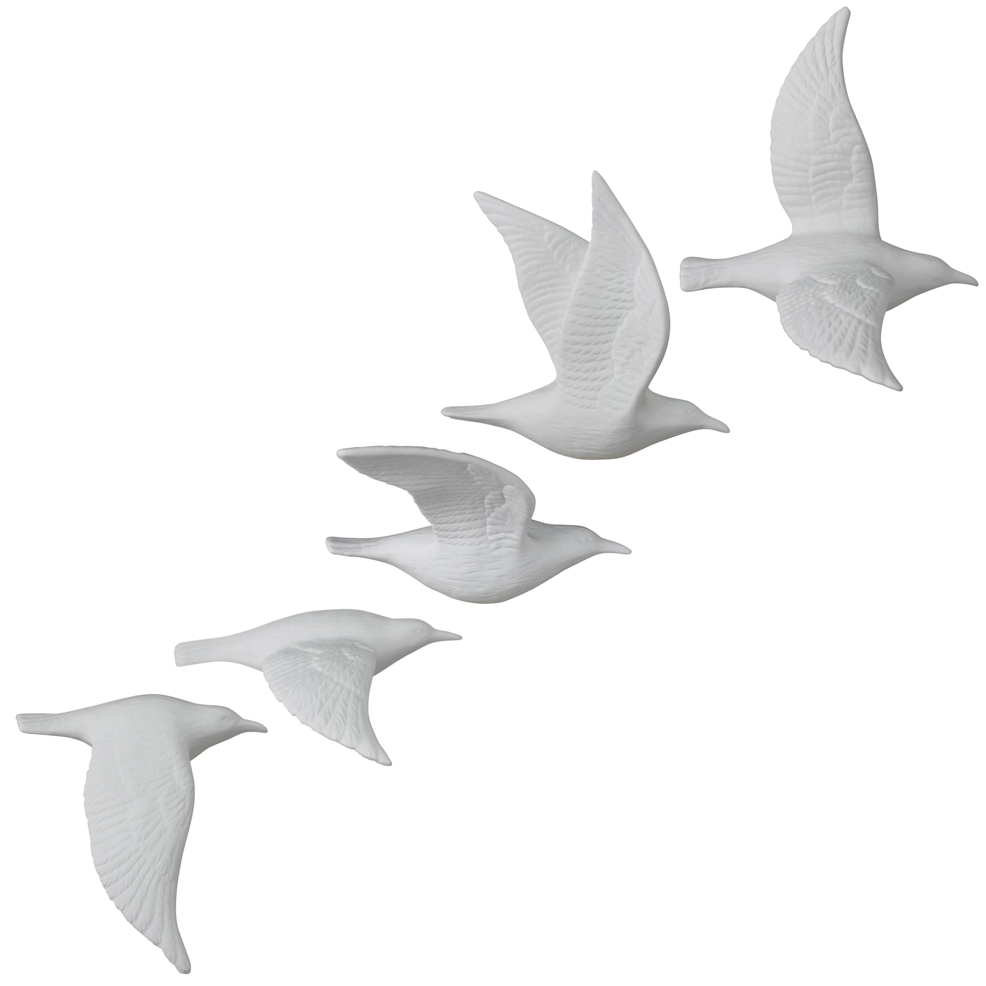 Flying Gulls - Bone China - Matte White - Chapin Furniture