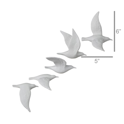 Flying Gulls - Bone China - Matte White - Chapin Furniture