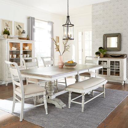 Whitney Rectangular Trestle Dining Table Set - Chapin Furniture
