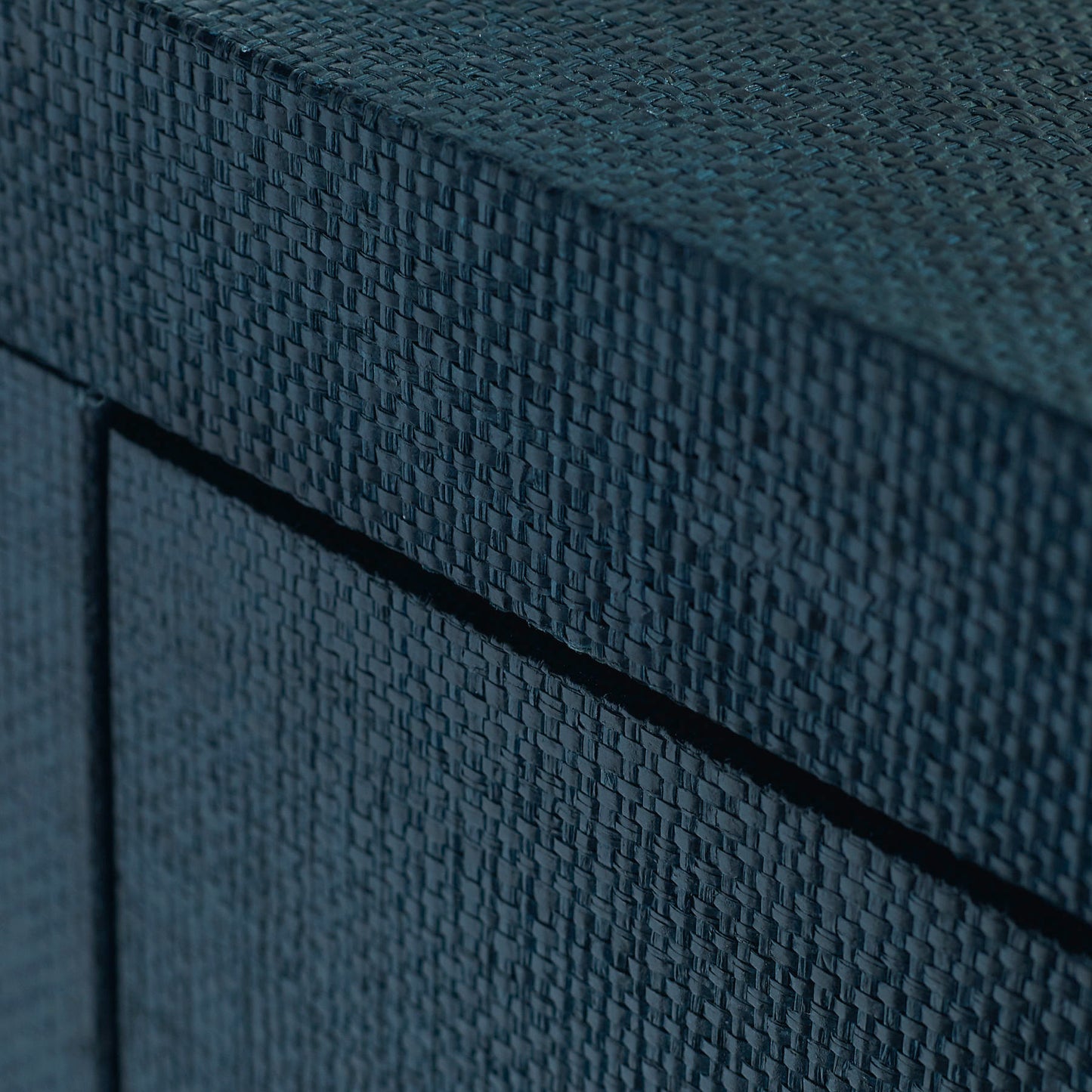 Ventura Chest-Pacific Blue Raffia - Chapin Furniture