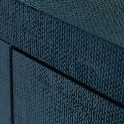 Ventura Chest-Pacific Blue Raffia - Chapin Furniture