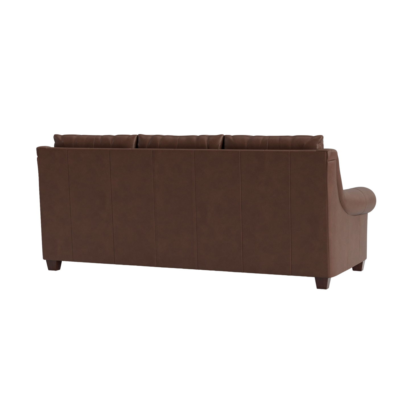 Ellery Leather Roll Arm Sofa 92.5" - Custom - Chapin Furniture