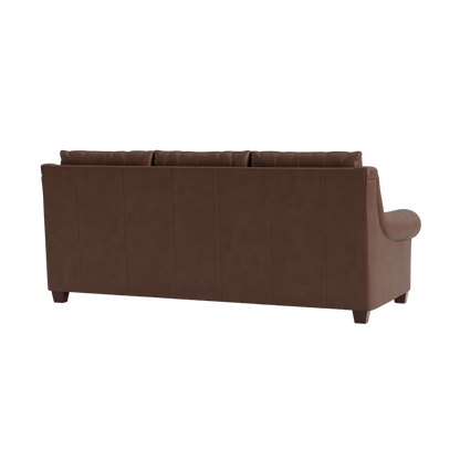 Ellery Leather Roll Arm Sofa 92.5" - Custom - Chapin Furniture