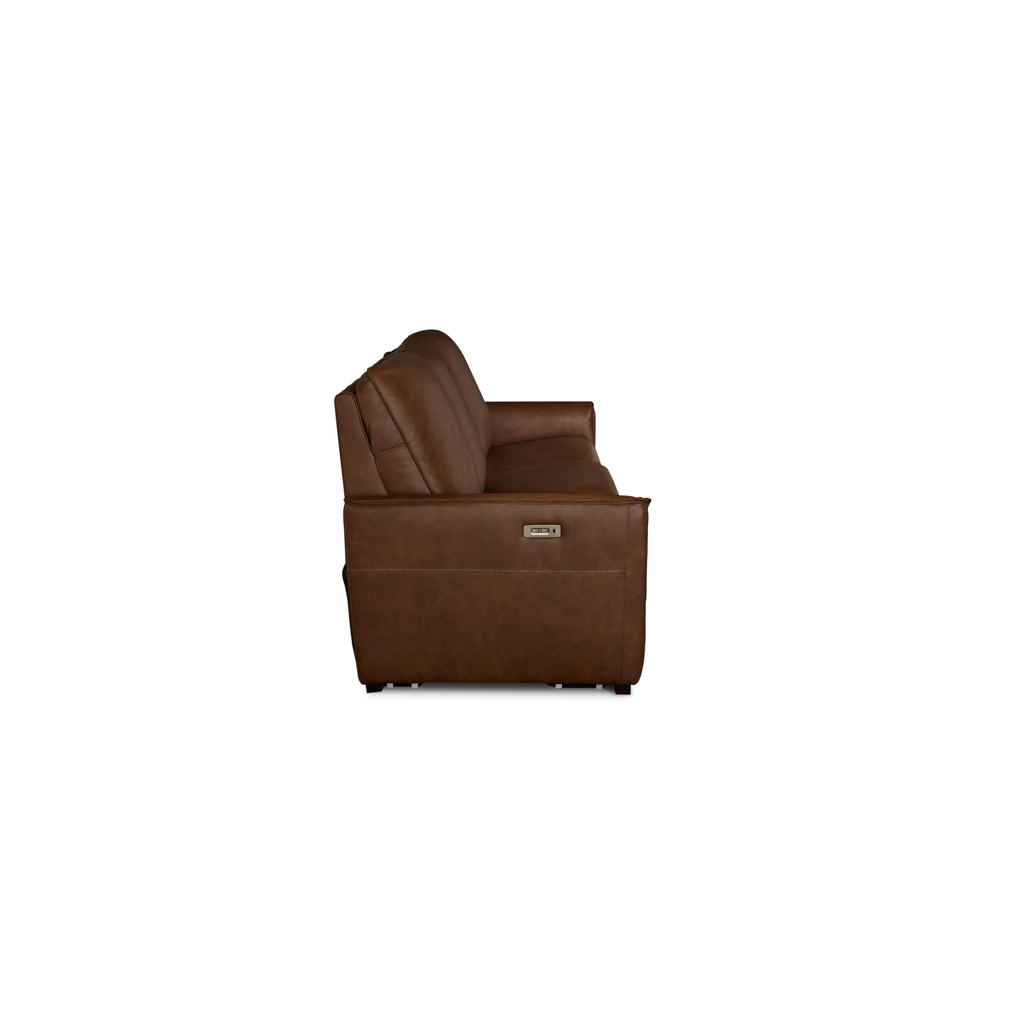 Everett Leather Modular Reclining Sofa - Cork Leather - Chapin Furniture