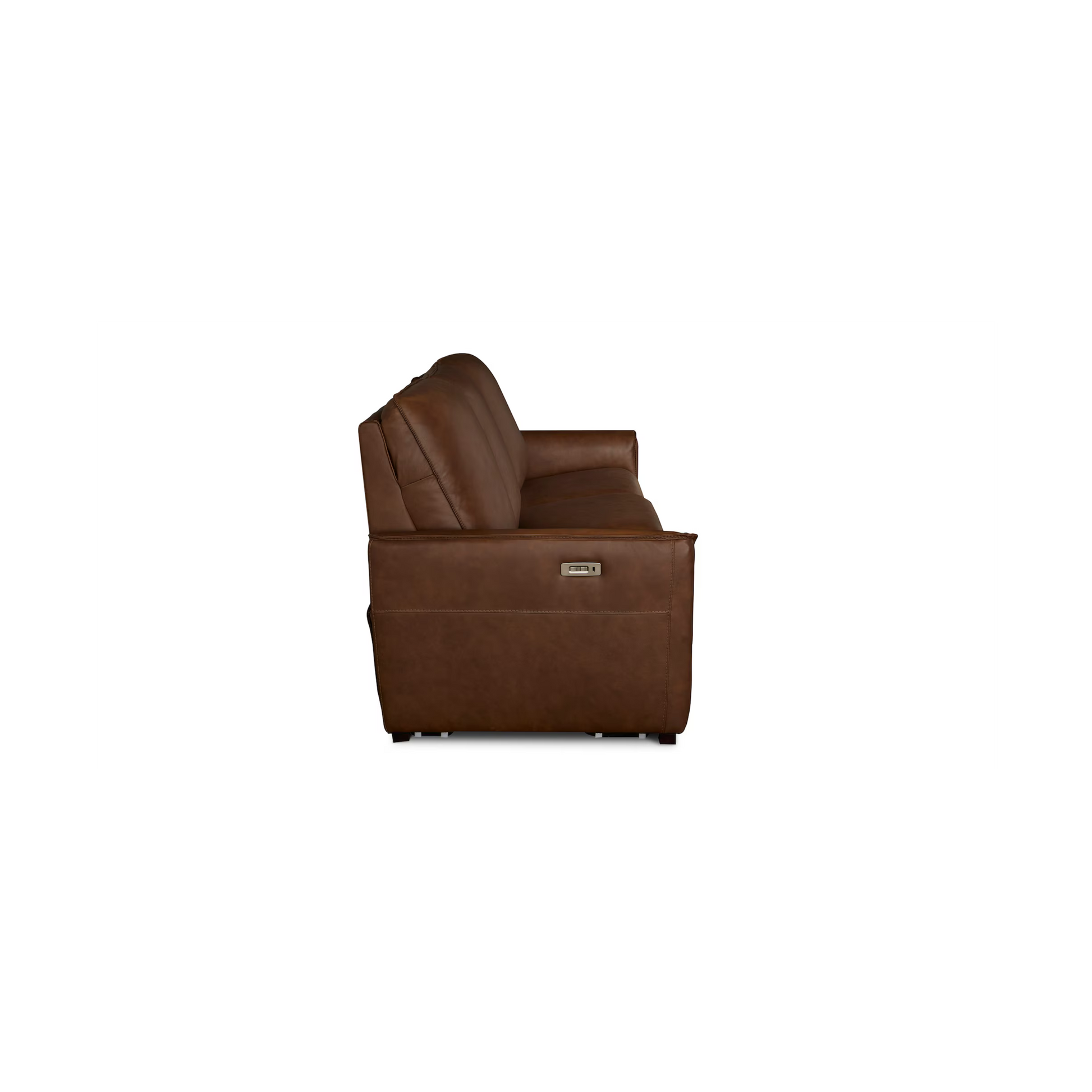 Everett Leather Modular Reclining Sofa - Cork Leather - Chapin Furniture