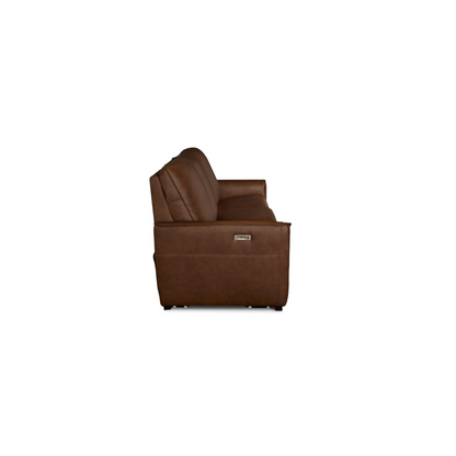 Everett Leather Modular Reclining Sofa - Cork Leather - Chapin Furniture