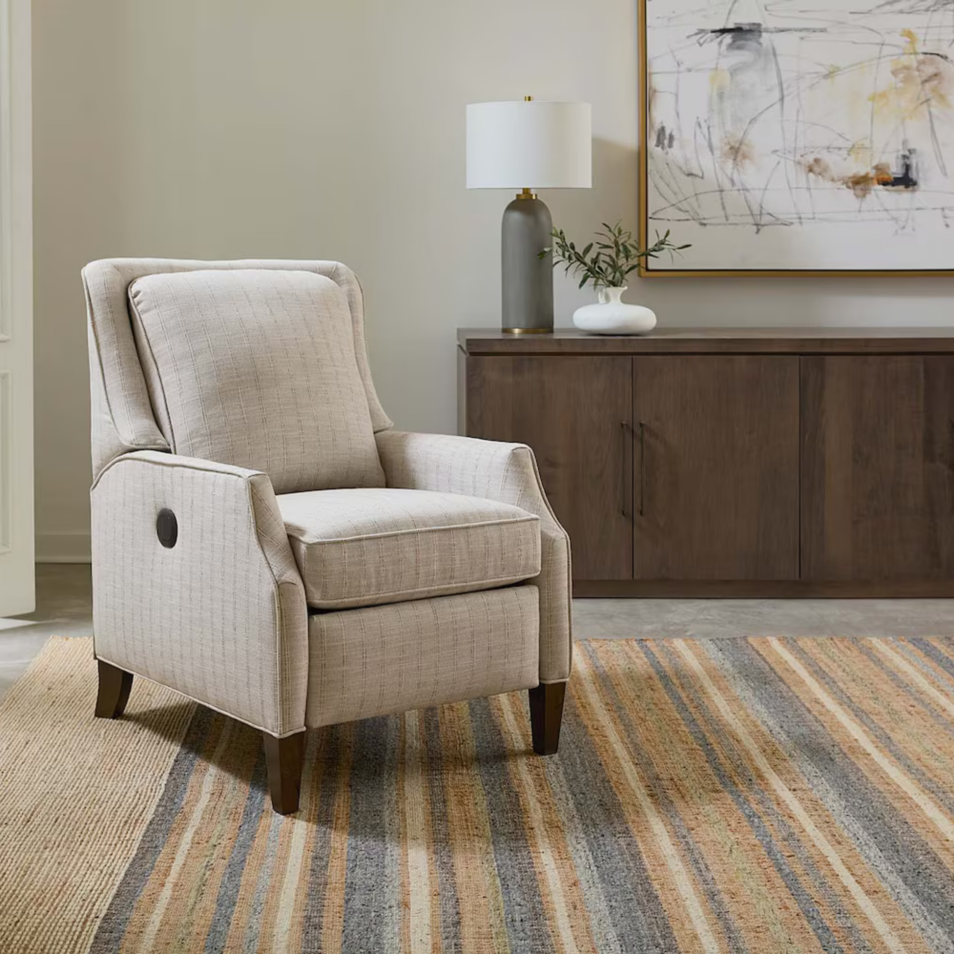 Kent Slope Arm Power Recliner - Custom - Chapin Furniture