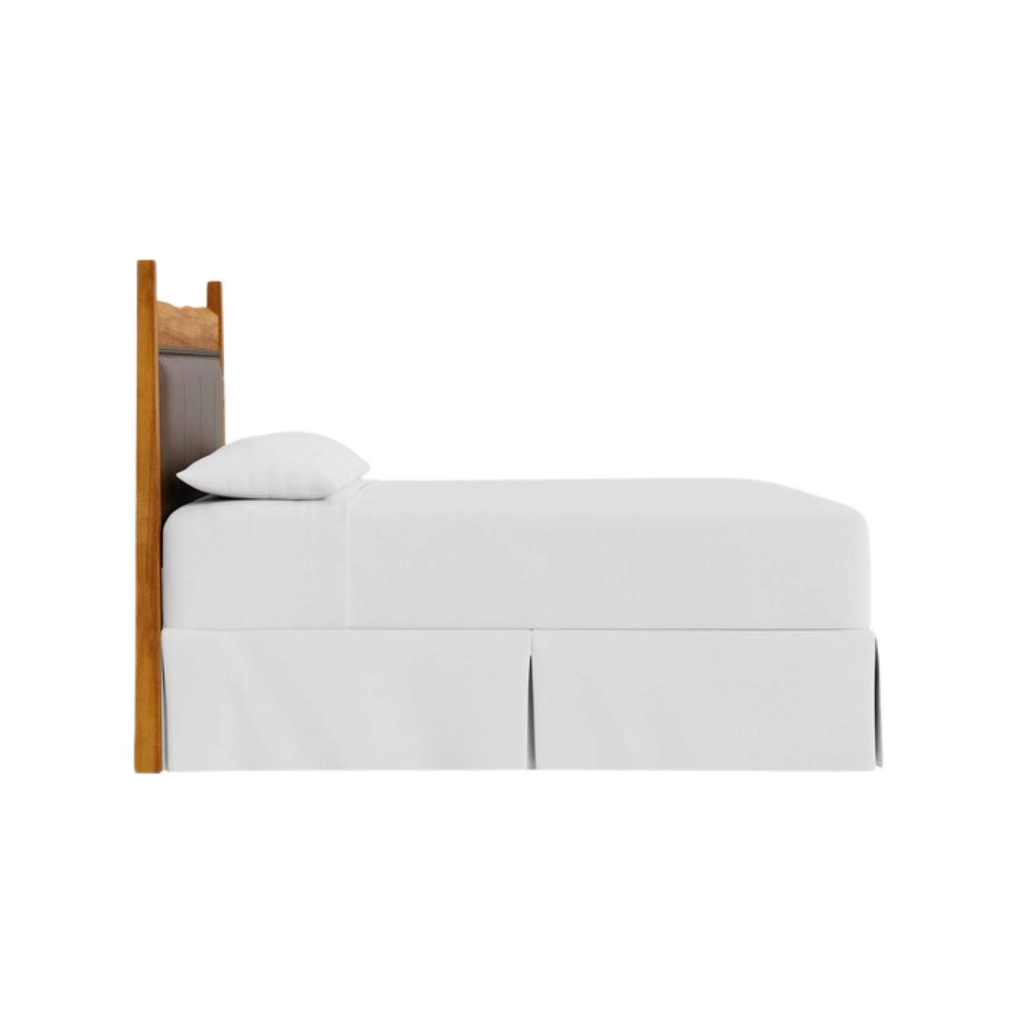 Benchmade Heritage Live Edge Leather Upholstered Headboard - Custom - Chapin Furniture