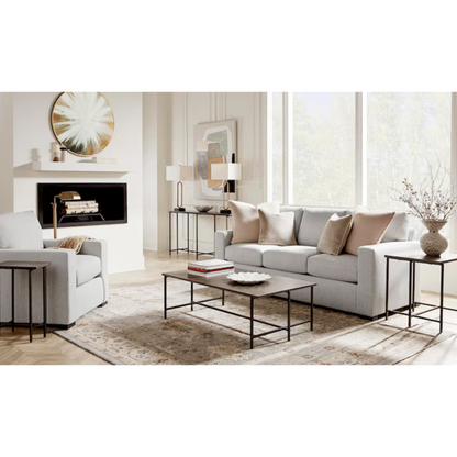 Anson 82" Track Arm Sofa - Laredo Chrome - Chapin Furniture