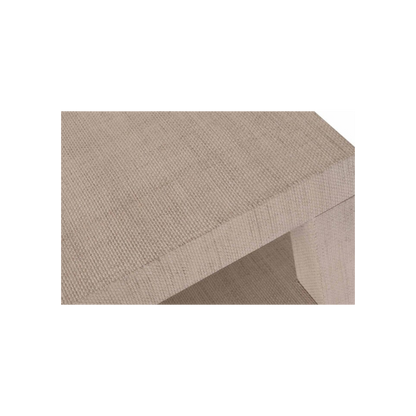 Ventura Raffia Console Table - Sand Grey - Chapin Furniture