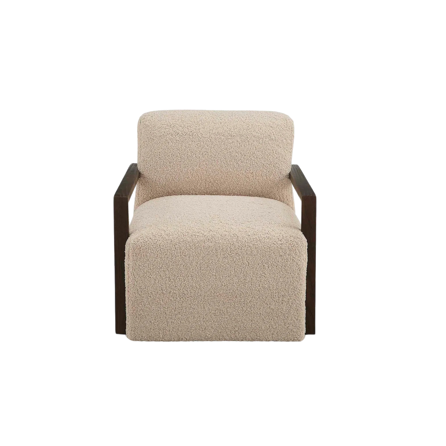 Creswell Wood Arm Swivel Chair - Custom - Chapin Furniture