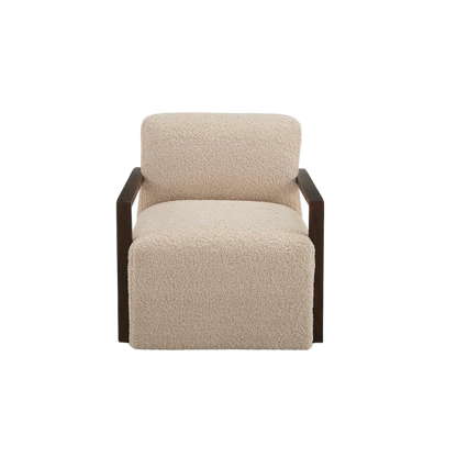 Creswell Wood Arm Swivel Chair - Custom - Chapin Furniture