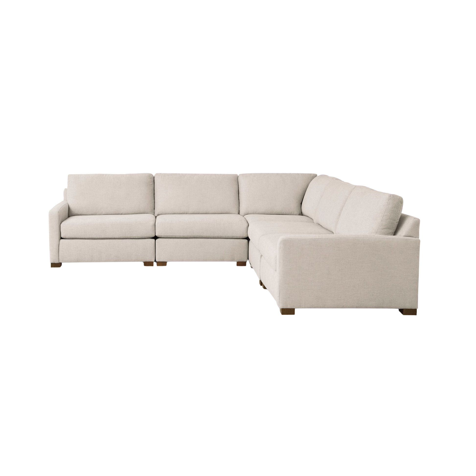 Colby Thin Track Arm Modular L-Shaped Sectional - Custom - Chapin Furniture