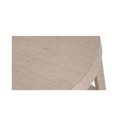 Ventura Raffia Round Lamp Table - Sand Grey - Chapin Furniture