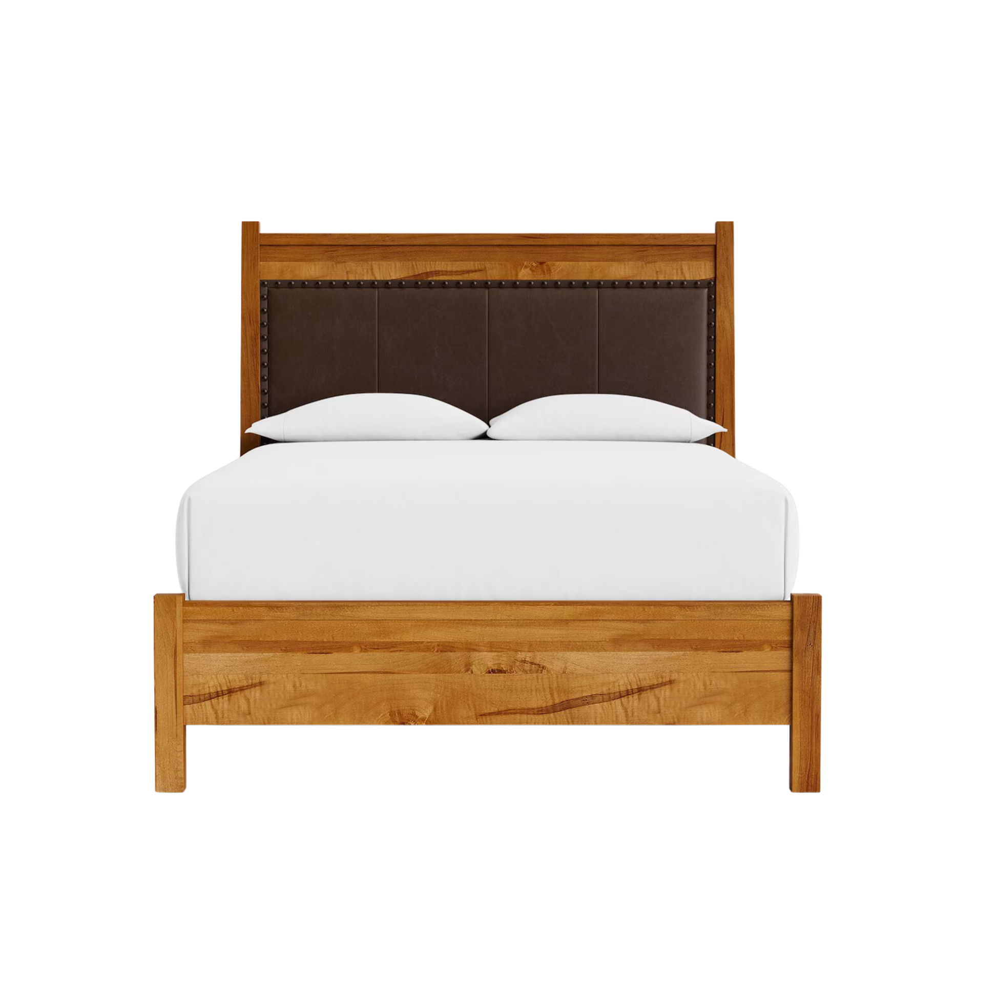 Benchmade Heritage Leather Upholstered Bed - Custom - Chapin Furniture