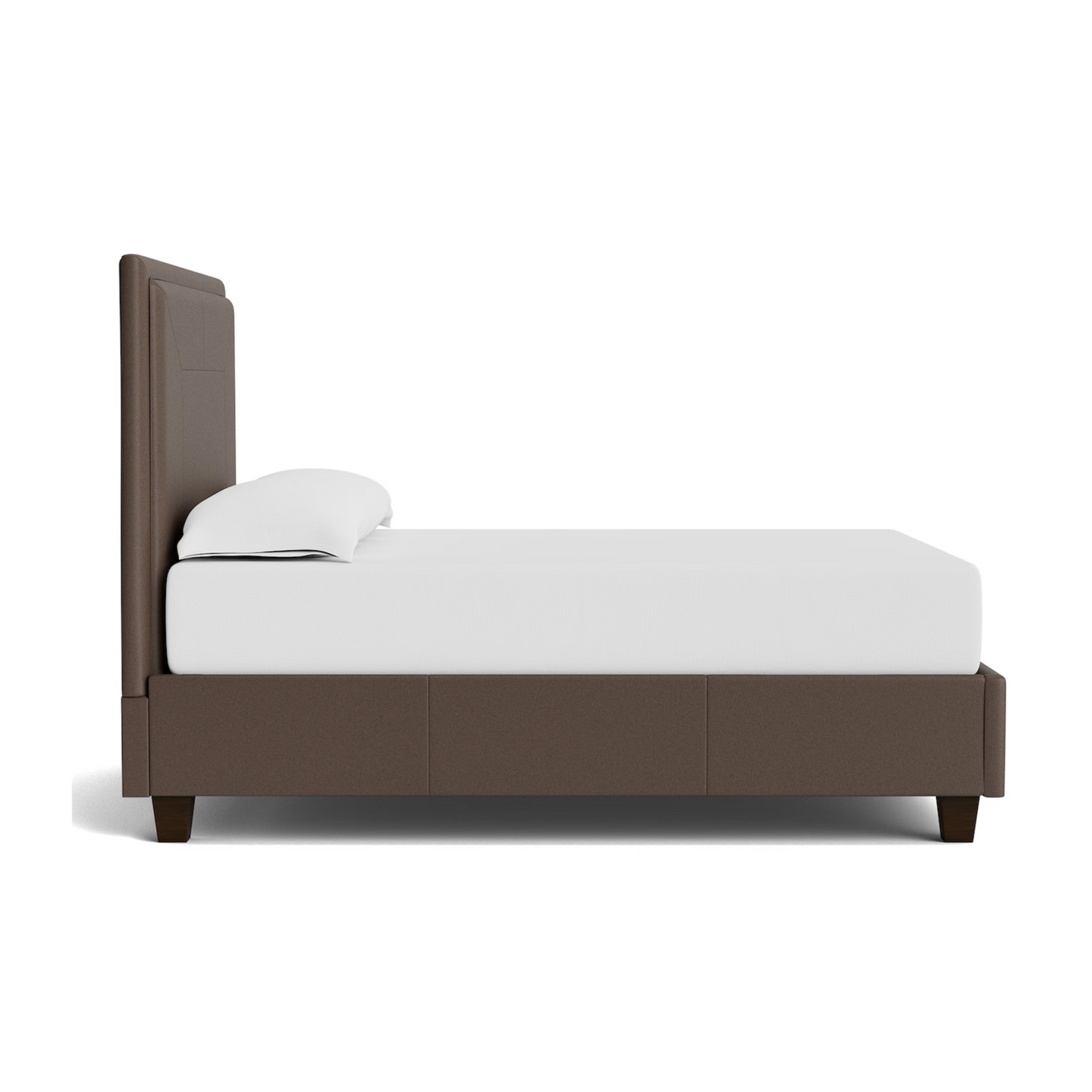 Manhattan Leather Upholstered Bed - Custom - Chapin Furniture