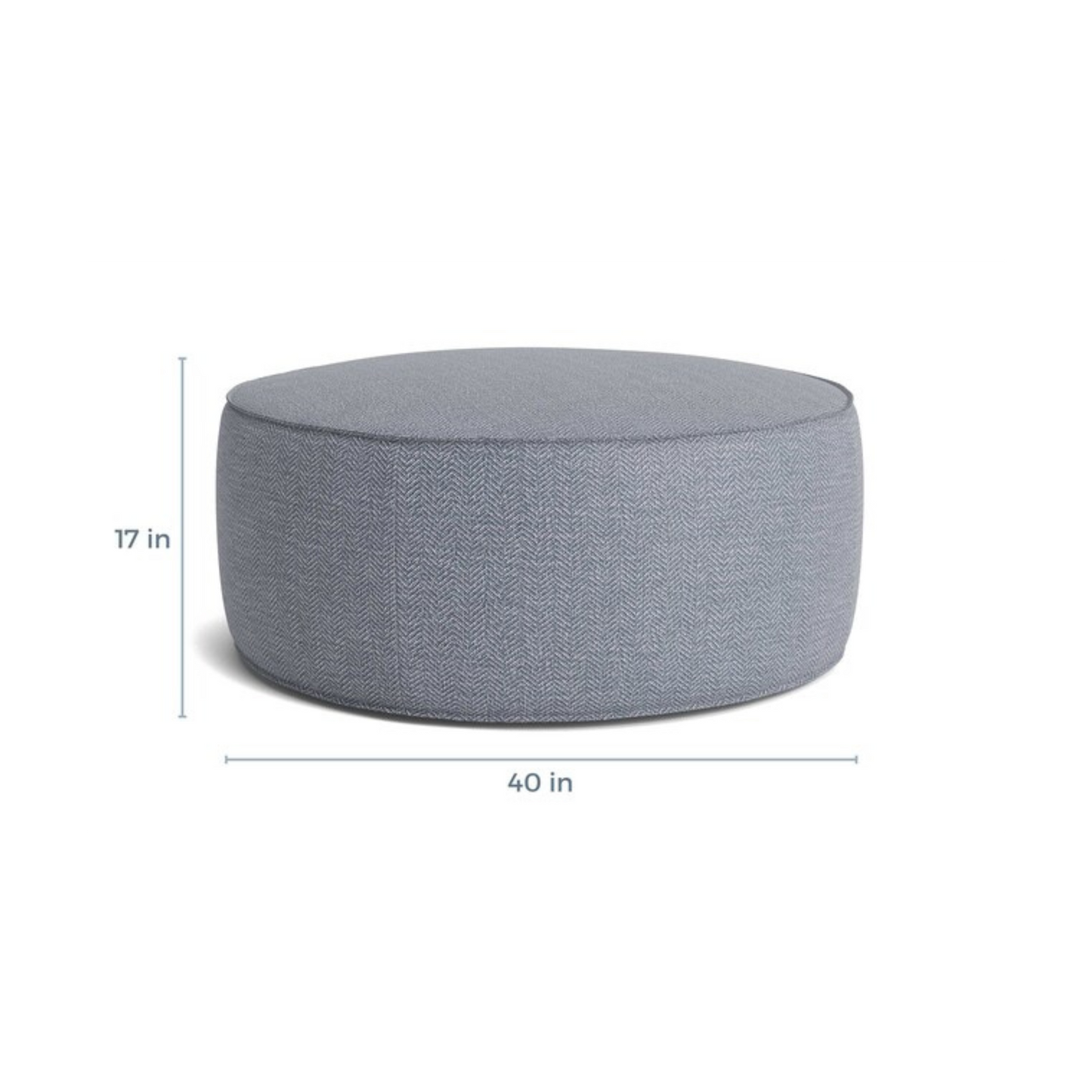 Rhonda Round Ottoman - Custom - Chapin Furniture