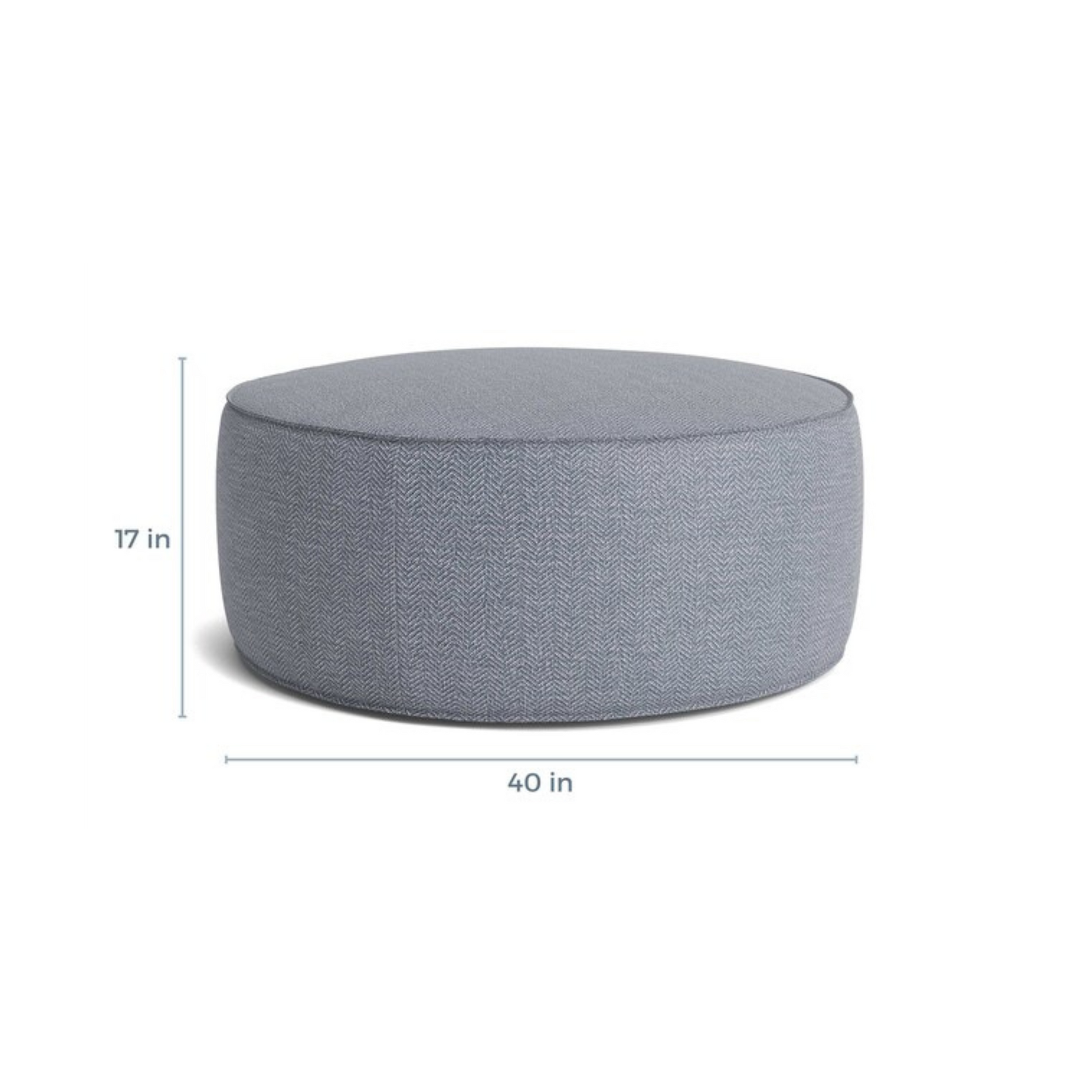 Rhonda Round Ottoman - Custom - Chapin Furniture