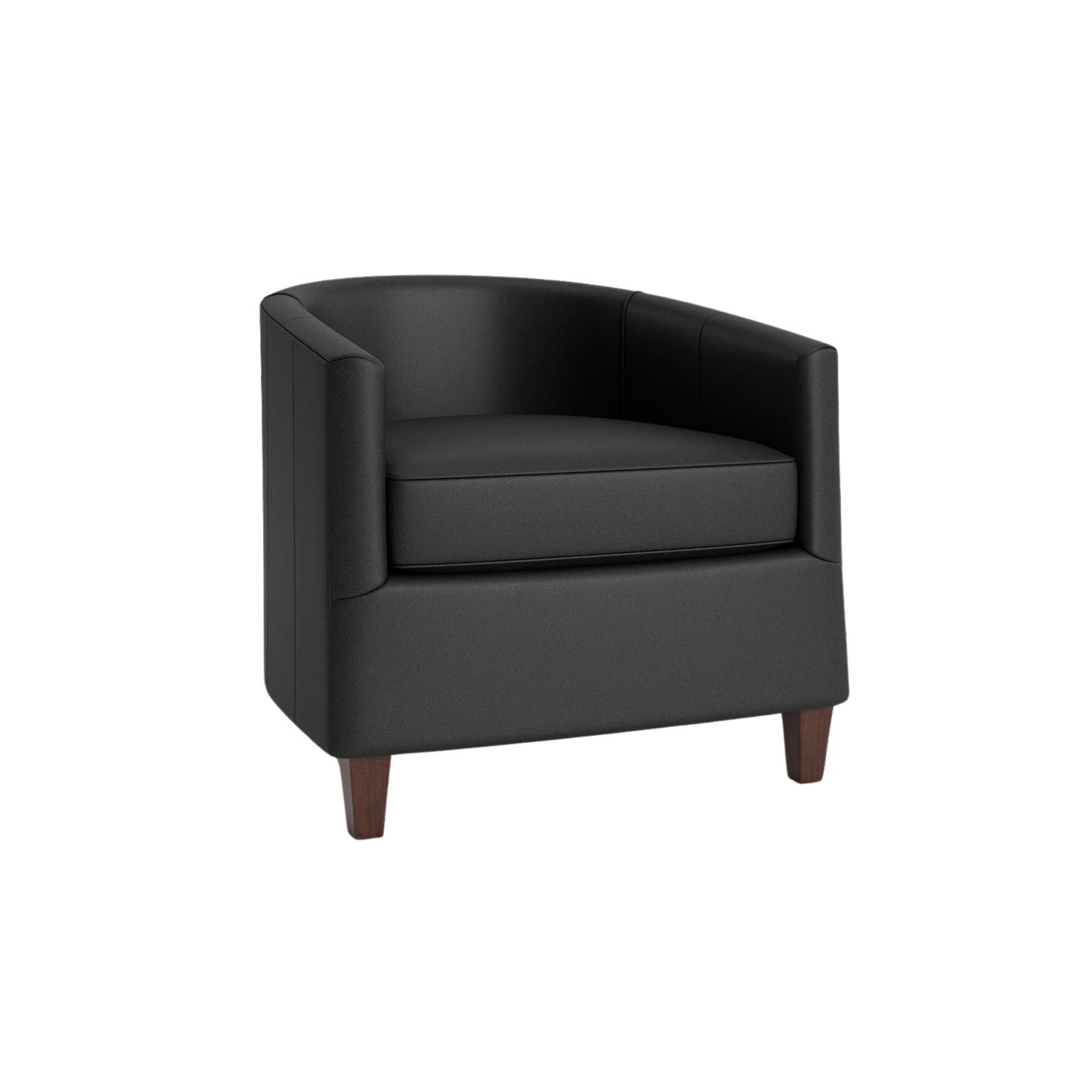 Maxwell Leather Accent Chair - Custom - Chapin Furniture