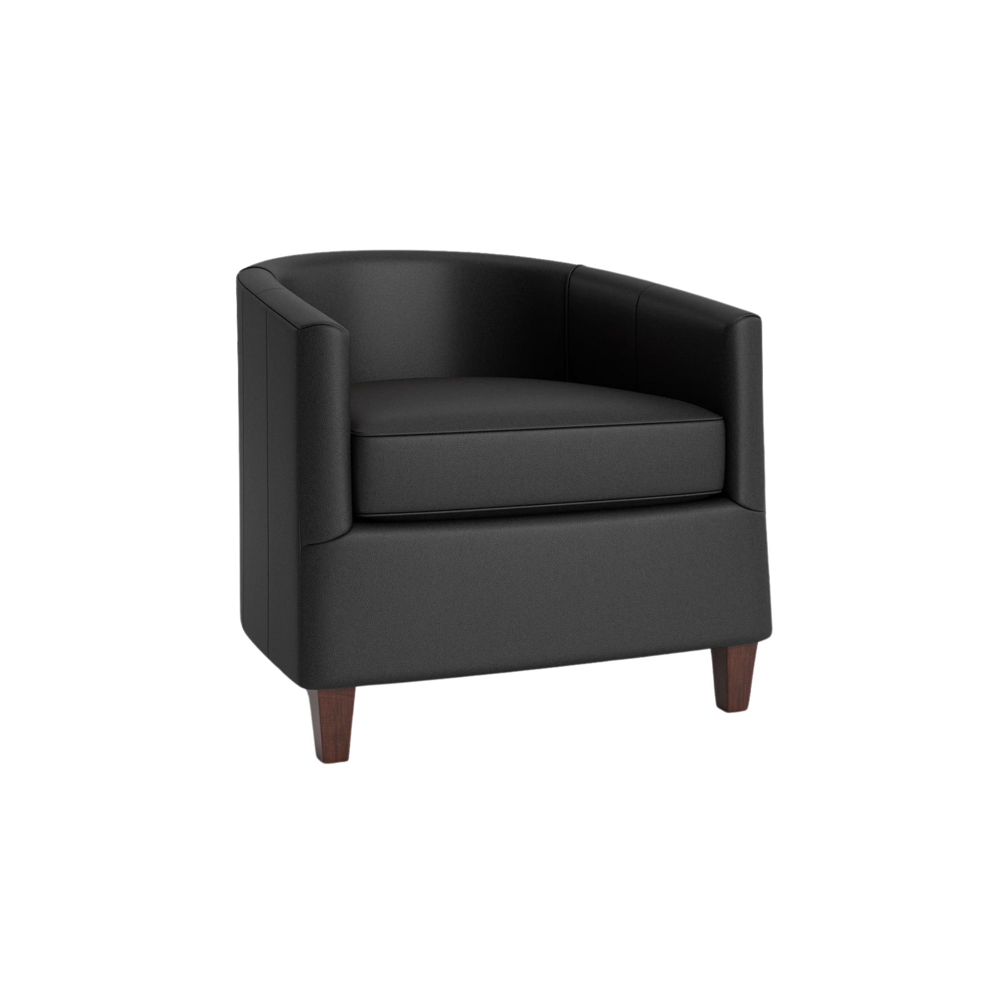 Maxwell Leather Accent Chair - Custom - Chapin Furniture