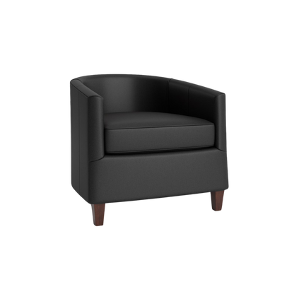 Maxwell Leather Accent Chair - Custom - Chapin Furniture