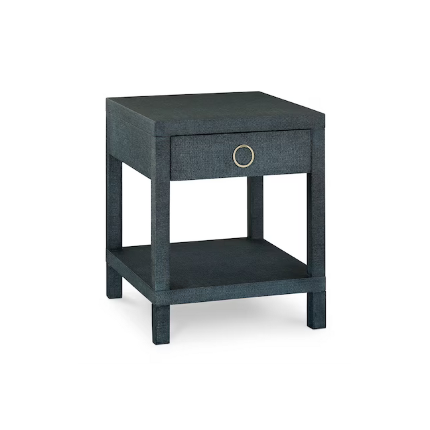 Ventura Raffia End Table - Pacific Blue - Chapin Furniture