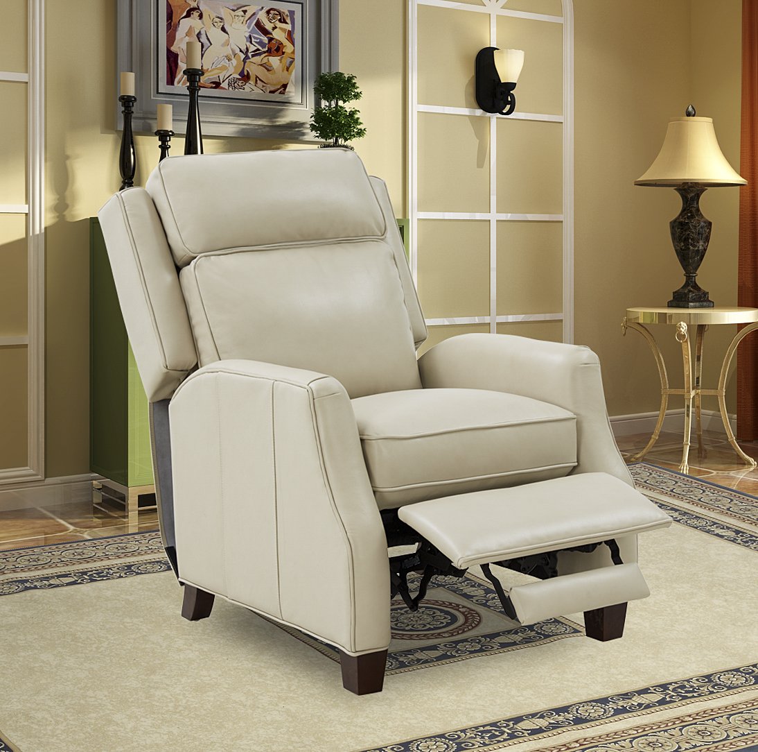 Nixon Recliner-Barone-Parchment - Chapin Furniture