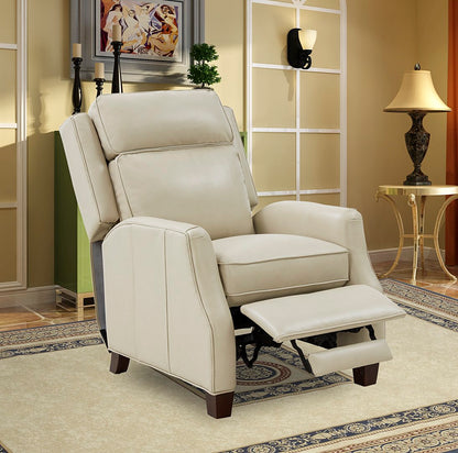 Nixon Recliner-Barone-Parchment - Chapin Furniture