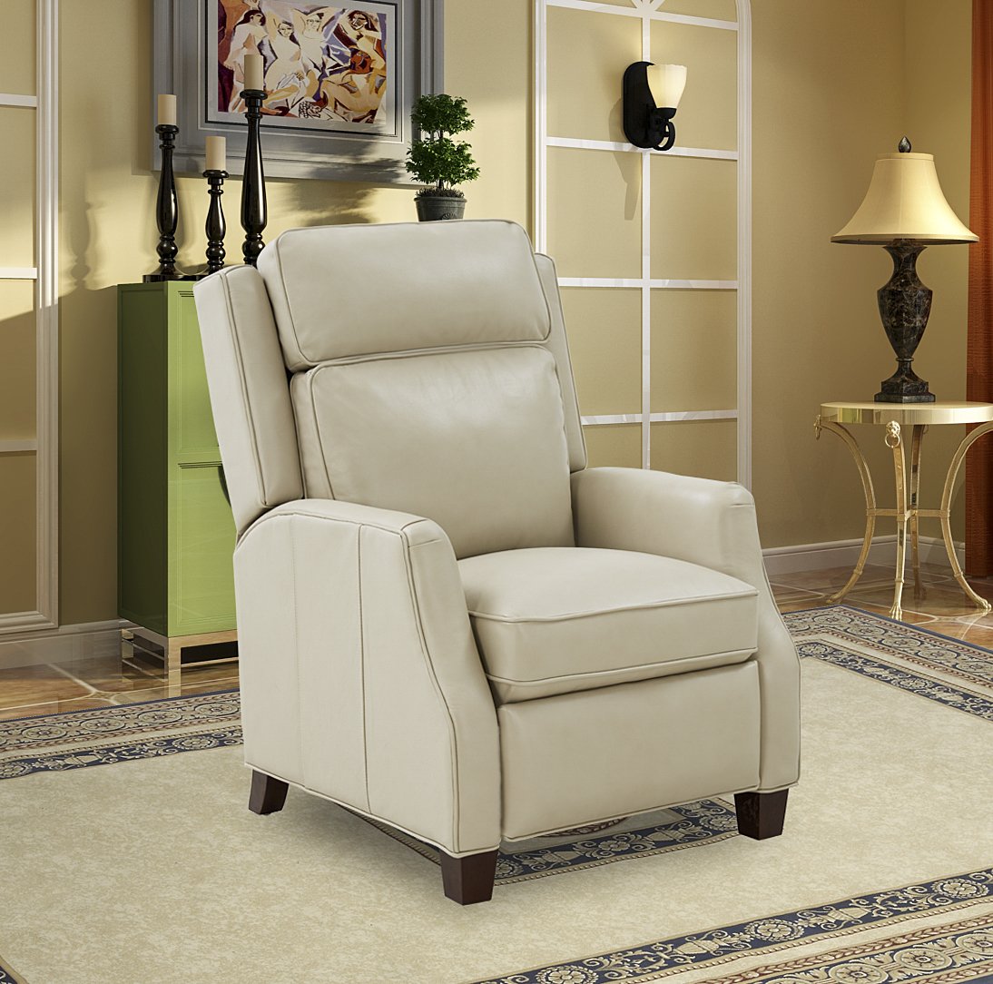 Nixon Recliner-Barone-Parchment - Chapin Furniture