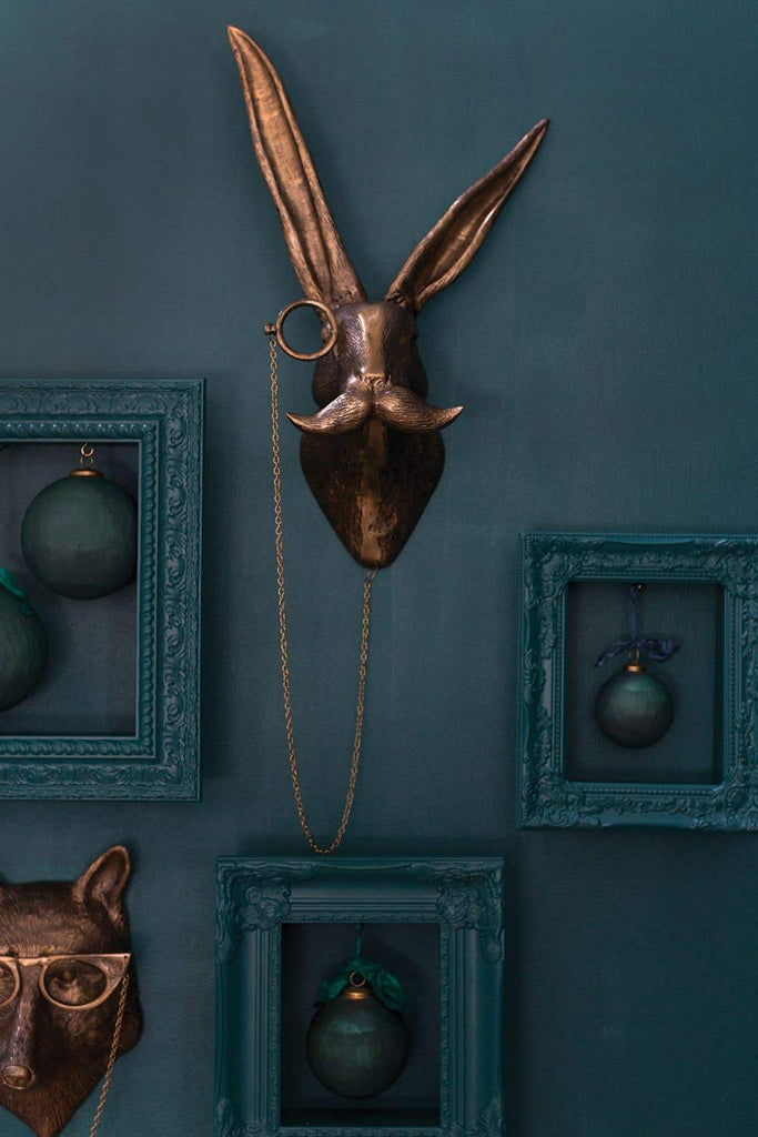E + E Wall Mount | Eric the Hare Rabbit in Antique Gold - Chapin Furniture