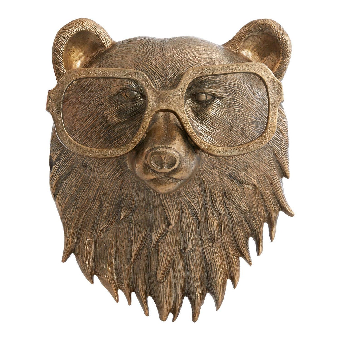E + E Wall Mount | Beatrice the Bear in Antique Gold - Chapin Furniture
