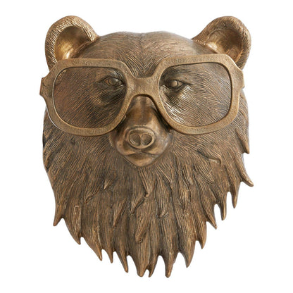 E + E Wall Mount | Beatrice the Bear in Antique Gold - Chapin Furniture
