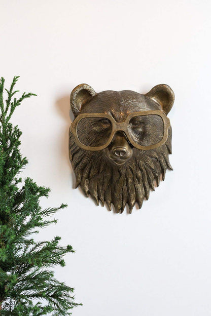 E + E Wall Mount | Beatrice the Bear in Antique Gold - Chapin Furniture
