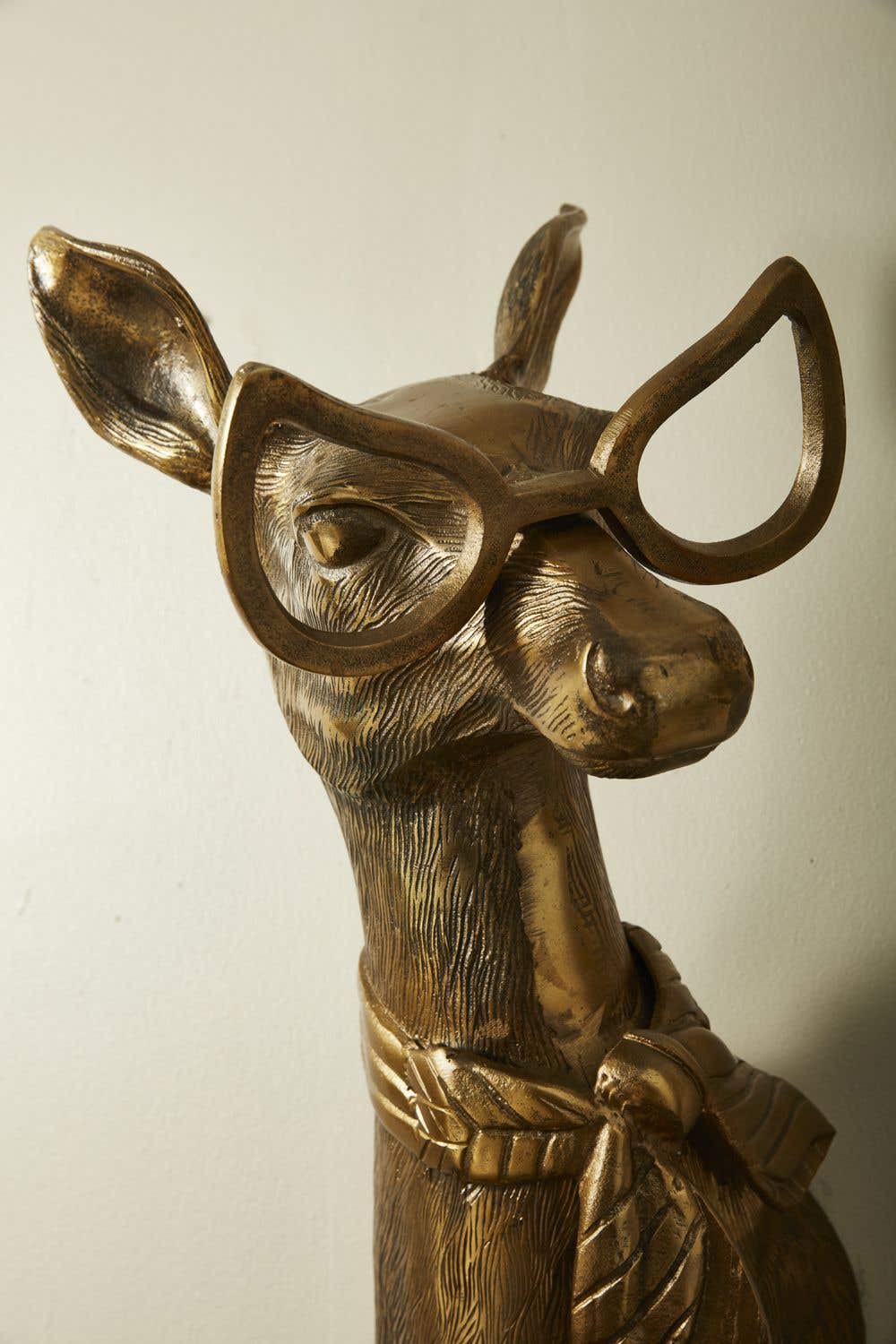E + E Wall Mount | Margie the Doe in Antique Gold - Chapin Furniture