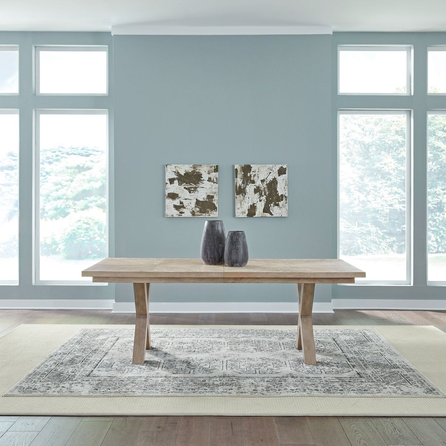 Brentwood Rectangular Double Pedestal Dining Table Set - Chapin Furniture