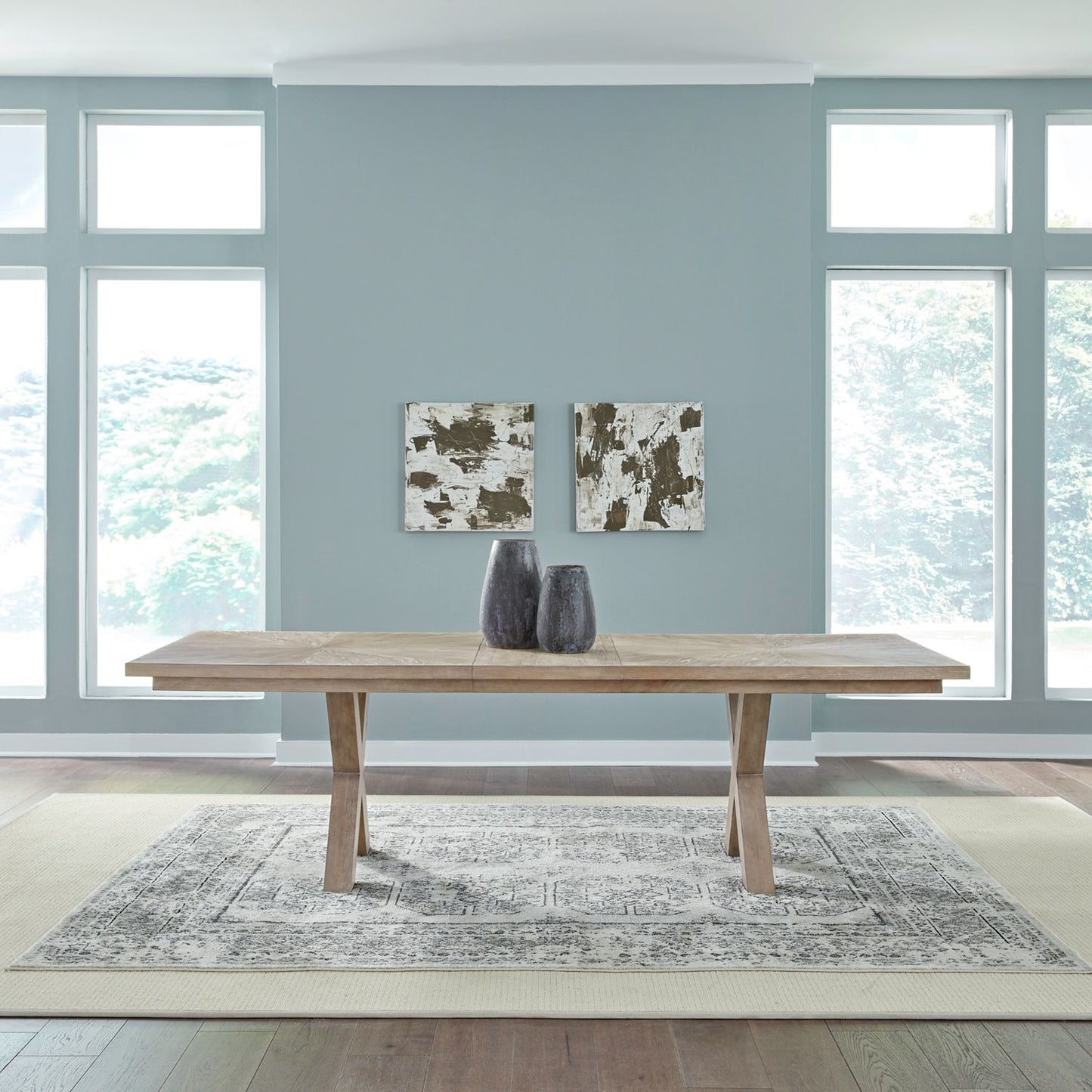 Brentwood Rectangular Double Pedestal Dining Table Set - Chapin Furniture