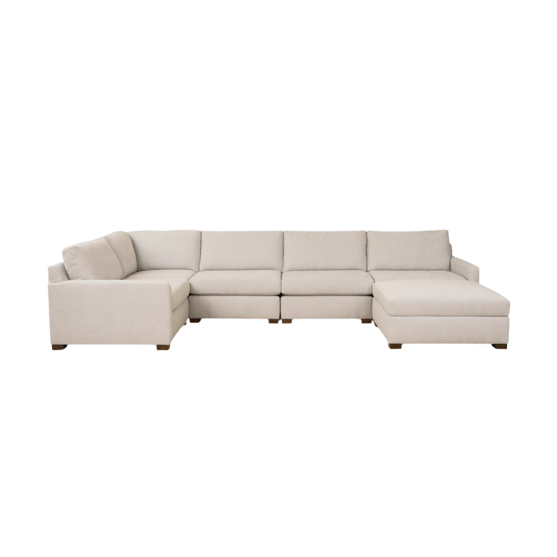 Colby Thin Track Arm Modular U-Shaped Sectional - Custom - Chapin Furniture
