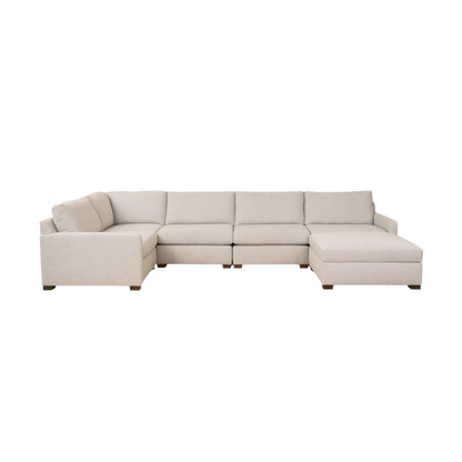 Colby Thin Track Arm Modular U-Shaped Sectional - Custom - Chapin Furniture