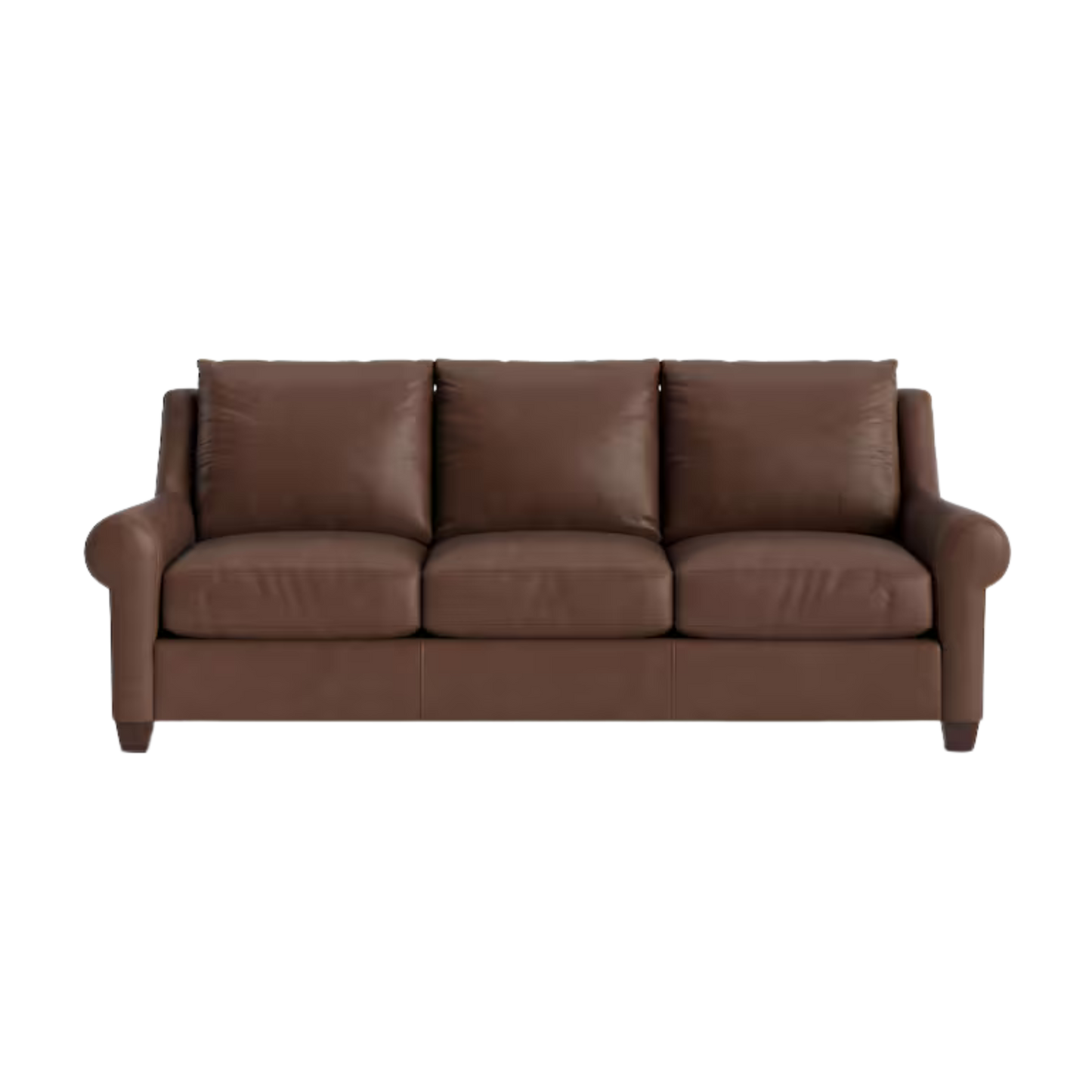 Ellery Leather Roll Arm Sofa 92.5" - Custom - Chapin Furniture