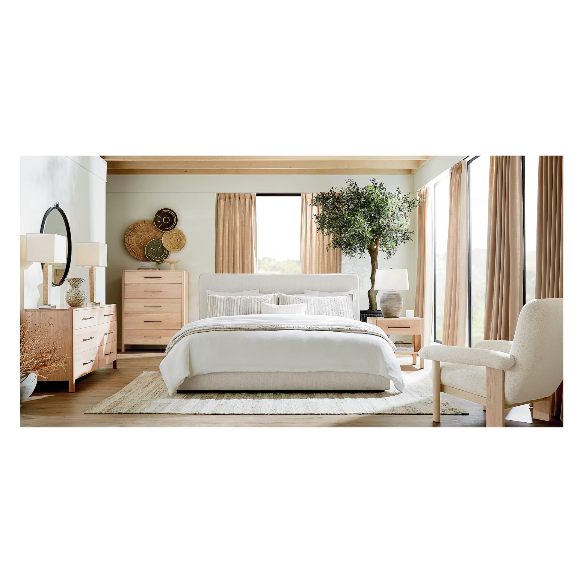 Benchmade Parkway Bedside Table - Lucent - Chapin Furniture