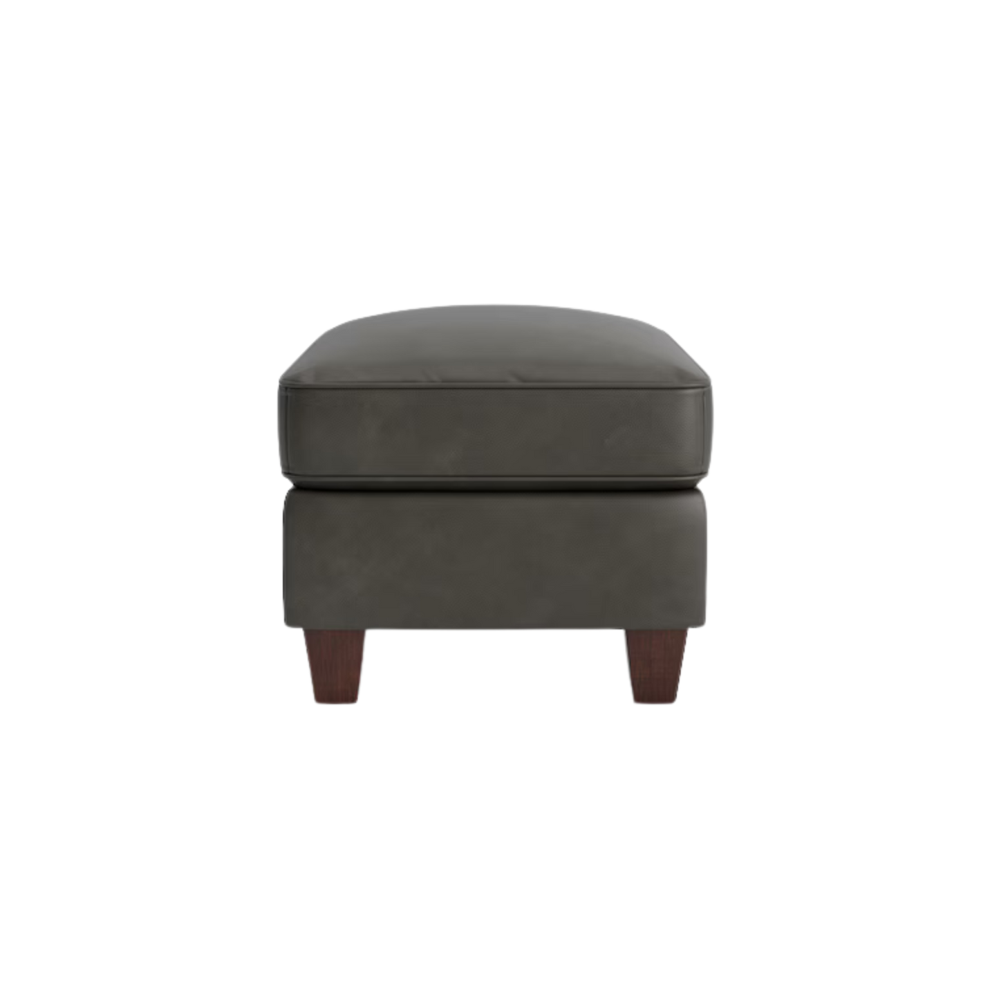 Corinna Leather Ottoman - Custom - Chapin Furniture