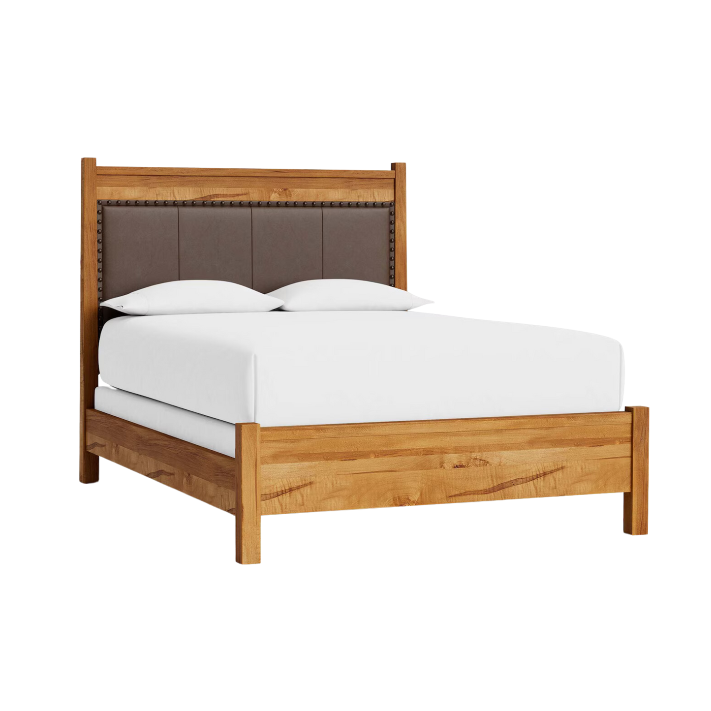 Benchmade Heritage Leather Upholstered Bed - Custom - Chapin Furniture