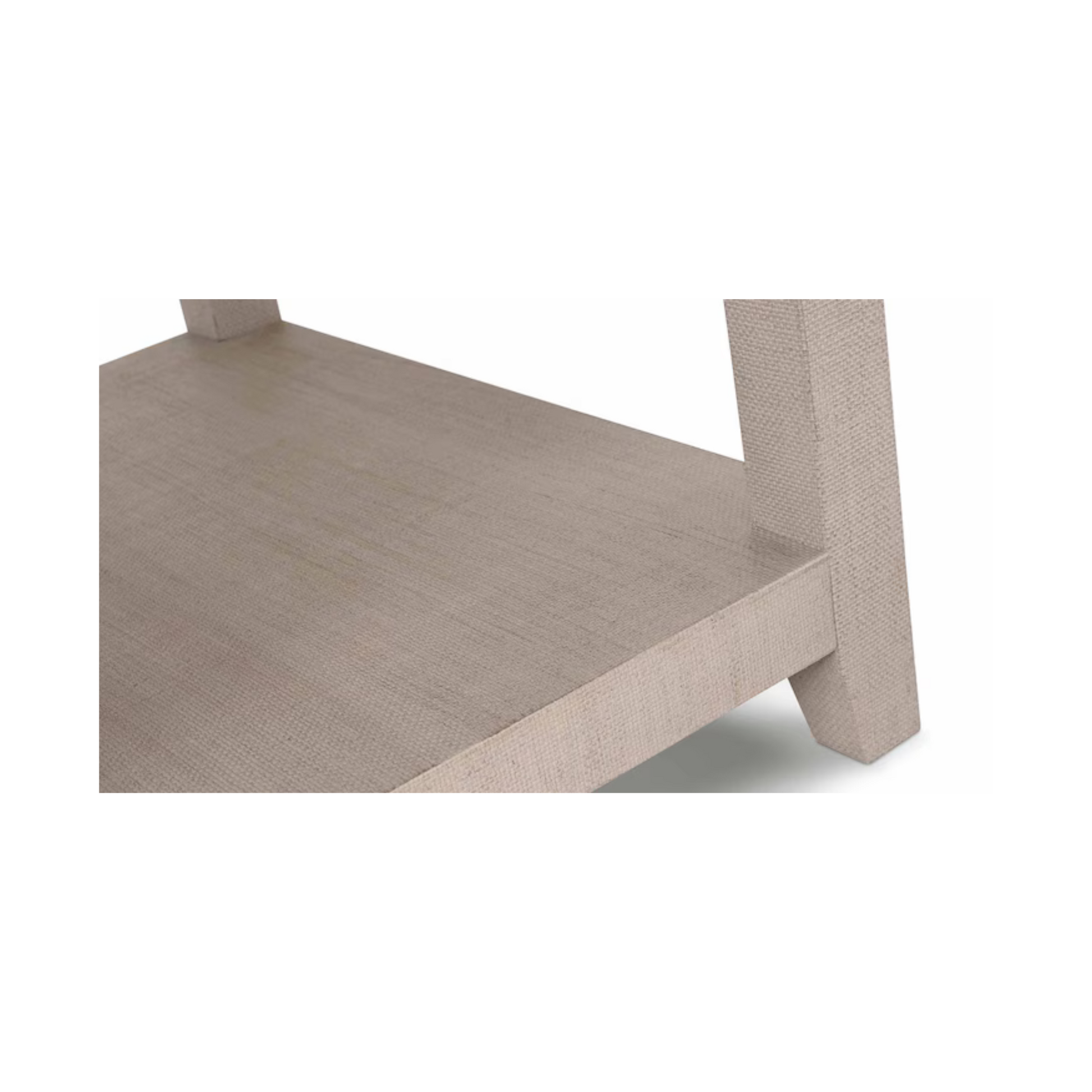 Ventura Raffia Square End Table - Sand Grey - Chapin Furniture