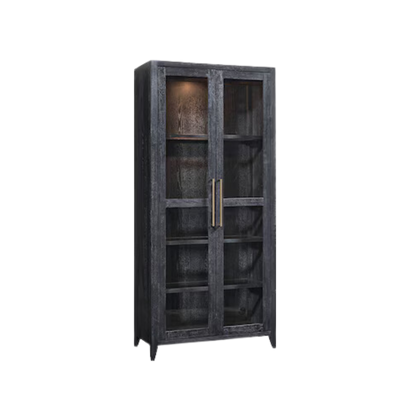 Foster Display Cabinet - Black - Chapin Furniture
