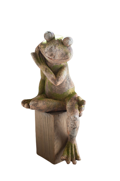 Large Faux Concrete Frog - Chapin Furniture